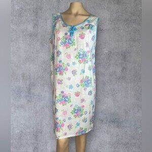 Vintage Grants Floral House Dress - Size Small